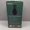 3-in-1 Cold Press Juicer, Whole Apples Zero Prep, 6.5" Chute