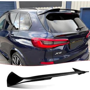 STSEV01 Rear Spoiler Roof Wing Fit for BMW X5 G05/ G05 LCI/ M50i/ M60i 2019-2025, Glossy Black Sporty Style Tailgate Top Wing Lip Exterior Accessories