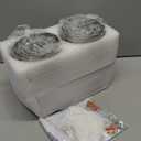 Brushed Nickel Pendant Lights for Kitchen Island, 2 Pack Adjustable Bathroom Pendant Light, Modern Hanging Lights with Clear Glass for Dining Room Island Sink, E26 Base,5.51'' Shade 59.06''Cord