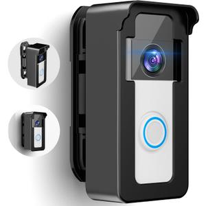 Ring Doorbell Mount, Anti-Theft Video Doorbell Angle Mount for Apartment with 50 to 130 Degree Adjustable, Ring/Blink Wireless Camera Doorbell Bracket Holder