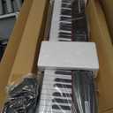 88 Key Piano Keyboard, Semi Weighted Electronic Digital Piano with Music Stand, Power Supply, Sustain Pedal, Bluetooth, Stand, MIDI, for Beginner Professional at Home, Stage