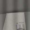 H.VERSAILTEX Natural Linen Sheer Curtains Flax Linen Blended Curtain Panels Living Room, Nickel Grommet Semitransparent Semi-Sheer Soft Privacy Drapes, Natural, 84 inches Long 2 Panels