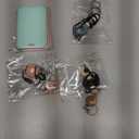 Qoroos 9 in 3 Sets Retractable Lanyards for ID Badges with ID Holder Teacher Lanyard for Women Cute Nurse School Silicone Beaded with Badge Reel (White Pink Green)