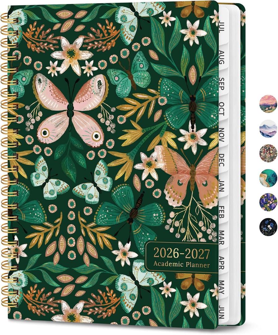 3 x ZOTIA Planner 2026-2027, Jul 2026-Jun 2027 Weekly & Monthly Calendar