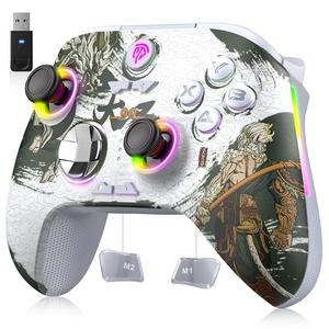EasySMX X15 PC Controller - Enhanced Wireless Bluetooth Controller with Hall Joysticks/Hall Triggers/RGB Lighting - No Stick Drift, No Dead Zone - Work for Windows PC, Android, Steam and Switch