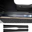 Door Sill Protector for Tesla Model Y 2025 2026 Juniper Front Door Sill Scuff Plate Guard for Model Y 5 Seater Dirt-Proof and Easy to Clean TPE Material can be Bent at Will 2pc