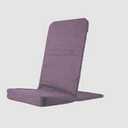 Original BackJack-Made in The USA- Purple Cotton Fabric Lightweight Floor Seating Chair for Gaming, Families, Parents, Daycare, Back Support, Reading, Yoga, Meditation, Dorm, School