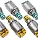 7Pcs 6-Speed Automatic Transmission Shift Solenoid Kit Compatible with Buick Lacrosse Chevrolet Cruze Equinox Captiva Sport Replace# 6T40E 6T40 6T45 6T50 6T30E 2048150A