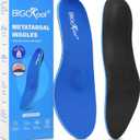 ERGOfoot Metatarsalgia Insoles, Heavy Duty Work Boot Inserts for Women Men, Relieve Morton's Neuroma and Reduce Metatarsal, Ball of Foot Pain for Standing All Day ((M: M 8-10.5 | W 9-11.5)--283mm, Blue)