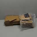 Juvale 200 Pack 5x7 Corrugated Cardboard Sheets - 5 x 7 in Brown, 2mm Thick - Mailer Inserts & Package Dividers - Cardboard Squares & Shapes for Crafts