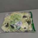 10pcs Faux Hydrangea Silk Flowers Heads with Stems Artificial Hydrangea Flowers for Wedding Home Party Baby Shower Decor (Ivory)