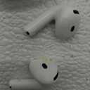 Apple AirPods 4 Wireless Earbuds, Bluetooth Headphones, Personalized Spatial Audio, Sweat and Water Resistant, USB-C Charging Case, H2 Chip, Up to 30 Hours of Battery Life, Effortless Setup for iPhone