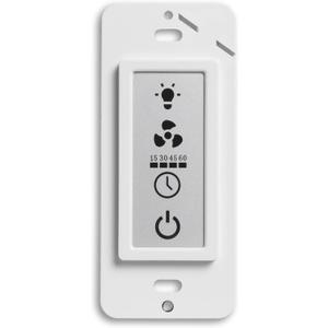 Homewerks 7150-12 LCD Bathroom Timer Switch for Ventilation Fan and Light 3 Functions