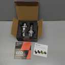 SEALIGHT H13 Bulbs, 48,000LM 900% Brightness 9008 Light Bulbs, 6500K Cool White with 15000RPM Fan, Plug and Play ATV/UTV, 10-Year Extended Lifespan IP68 Waterproof, Pack of 2