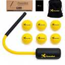 Baseball & Softball Rope Swing Trainer, 2026 Upgraded High-Density Foam Style Connection Batting Training Bat for Better Feedback, Indoor/Outdoor Hitting Practice Aid for Youth Beginners