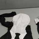 Morphsuits Slenderman Costume for Kids, Scary Costumes, Boys Halloween Costume (Large, White, Black)