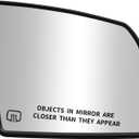 Passenger Right Side Mirror Replacement for Toyota Sequoia 2008-2017, for Tundra 2007 2008 2009 2010 2011 2012 2013 2014 2015 2016 2017 2018 2019 2020- Rearview Mirrors Glass with Heated