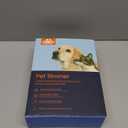 Dog Clippers Grooming Kit Hair Clipper-Low Noise Paw Trimmer- Rechargeable - Cordless Quiet Nail Grinder Shaver for Cats and Other Pets (Silver)