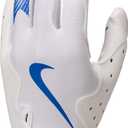 Nike Vapor Jet 8.0 Football Gloves (Medium, WHITE | WHITE | ROYAL)