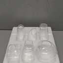 Hanging Wall Planters Pack of 6 Glass Planter Pots Round Glass Flower Vases Hanging Propagation Station Glass Plant Hanger Terrariums Wall Hanging Plant Container