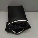 Waterproof Heavy-Duty Picnic Table Cover - 600D Oxford with Drawstring & Buckle, Fits 70-72" Tables, Black
