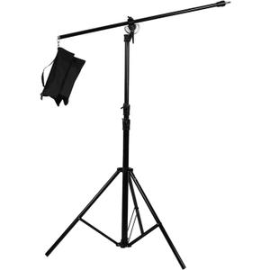 Amaran Aluminum Light Stand, 9.2ft/2.8m Adjustable Photography Stand with Boom Arm,Sandbag, 1/4" Screw for Softbox, Studio Light, Flash, Umbrella, Ring Light,Camera, Max Load 5kg