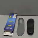 Plantar Fasciitis Feet Insoles Arch Supports Orthotics Inserts Relieve Flat Feet, High Arch (Mens 9-9 1/2 | Womens 11-11 1/2) (Gray)