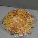 Yousoontic Merry Christmas Gingerbread Man Wreath, Wooden Gingerbread Man Front Door Hanging Sign for Holiday Xmas Indoor Outdoor Home Door/Wall Decor, 11.8 Inch