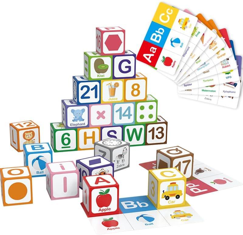 Children's Multiple Activity Toys Educational Alphabet Building Blocks Set