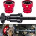 MG21103 Dana 30/44 Front Axle Tube Seal Pair & Inner Axle Side Seal Installation Tool for Jeep Wrangler JK JKU YJ TJ LJ Cherokee XJ Grand Cherokee ZJ 1984-2018 (3PCS Red)