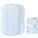 Organic Waterproof Baby Lounger Covers 2 Pack| GOTS Certified 100% Cotton| Removable Cover with Waterproof Liner | Machine Washable and Dry (Cover only)Blue & Green)