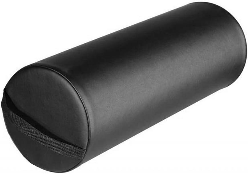 9" Diameter Deluxe Oversized Massage Table 25" Full Bolster - 9" x 9" x 25" Cylinder Pillow for Knees, Legs, and Other Taller Support (Black)