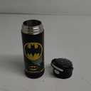 THERMOS FUNTAINER 16 Ounce Stainless Steel Vacuum Insulated Bottle with Wide Spout Lid, BATMAN