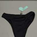 Beautikini Period Swimwear Menstrual Leakproof Low Waist Ruched Bikini Bottom Bathing Suit Shorts for Teen Girls.S