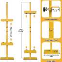 Tabletop Easel Stand Picture Easels for Display Up to 29.7" H Gold Picture Frame Stand Table Top Easel Metal Picture Easel for Photos, Painting, Artwork, Books (Base: 1.32 lbs)