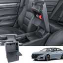 PIMCAR Center Console Hidden Organizer for Honda Accord 2018 2019 2020 2021 2022 Armrest Secret Compartment One-Touch Hidden Storage Accessories