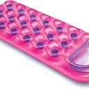 INTEX 59895EP 18-Pocket Suntanner Inflatable Pool Float Raft Lounger Swimming Mat, 74" X 28", 1 Pack, Colors May Vary