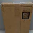 Mayfair Padded Toilet Seat with Chrome Hinges, Soft Vinyl over Wood Core Seat, Made in USA, Elongated, White