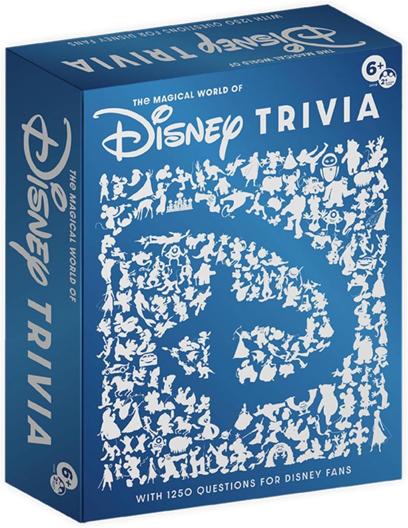 PlayMonster The Magical World of Disney Trivia Games  Board Games for Family Night, Multi-Player Board Game, Family Board Game, Travel Games, Disney Toys, Ages 6+