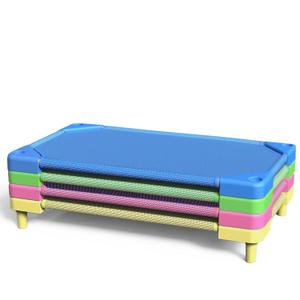 Daycare Cots,Stackable Preschool Cot for Kids (4 Packs,Vivid Color) (Standard)