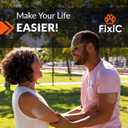 Fixic Freestyle Adhesive Patch 25 PCS Big Size – Good for Libre 1, 2, 3 & Plus – Enlite – Guardian – NO Glue in The Center of The Patch – Pre-Cut Back Paper – Long Fixation for Your Sensor!