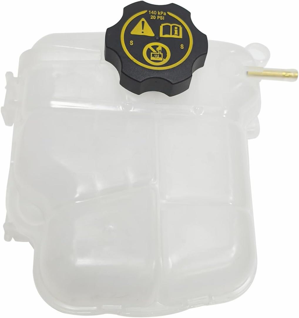 603-383 Coolant Reservoir Tank with Cap Compatible with 2010-2016 Chevrolet Cruze,2012-2014 Orlando,2016-2019 Buick Cascada,2012-2017 Buick Verano Replaces 13256823 13465094