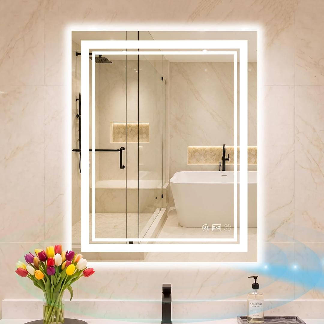 28''x36'' Wall Mount LED Lighted Bathroom Vanity Mirror
