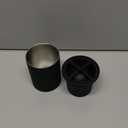 Clear Ice Cube Maker, 2.5" Stainless Steel Crystal Clear Ice Ball Maker, Non-BPA Premium Silicone Ice Cube Molds for Whiskey & Cocktails, Easy-Release Sphere Ice Maker, Bourbon Gifts for Men (1 PACK) (Black)