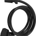 10 Feet 7 Way Trailer Extension Cord 7 Way Trailer Plug Extension Double Prongs Connector for Truck Camper RV Cable Wire