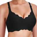 Gailife Women's Wireless Push Up Bras for Women No Underwire Seamless Full Coverage Supportive T Shirt Everyday Bras, size XL