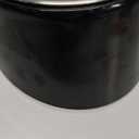 Super Design Mess Free 15 Slanted Bowl for Dogs and Cats, Tilted Angle Bulldog Bowl Dog Feeder, Non-Skid & Non-Spill, Easier to Reach Food S/0.5 Cup Dark Black