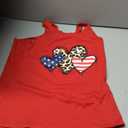 Women's Here for The Boom Tanks Tops 4th of July Shirts Graphic Tee Patriotic Independence Day Sleeveless Shirt. Size M