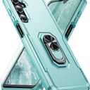 for Samsung Galaxy A16 5G Phone Case [15 FT Military Grade Drop Protection] with 2X Tempered Glass Screen Protector, Heavy-Duty Shockproof Magnetic Kickstand Case for Samsung Galaxy A16 5G (Green)