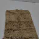 OLANLY Bathroom Rugs 24x16, Extra Soft Absorbent Chenille Bath Rugs, Rubber Backing Quick Dry, Machine Washable Bath Mats for Bathroom Floor, Tub and Shower, Home Decor Accessories, Beige